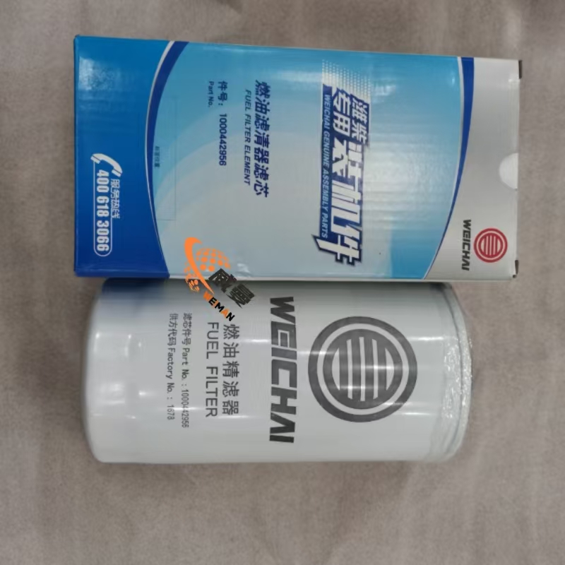 Weichai 1000442956 diesel filter for machine with Good Quality and Price